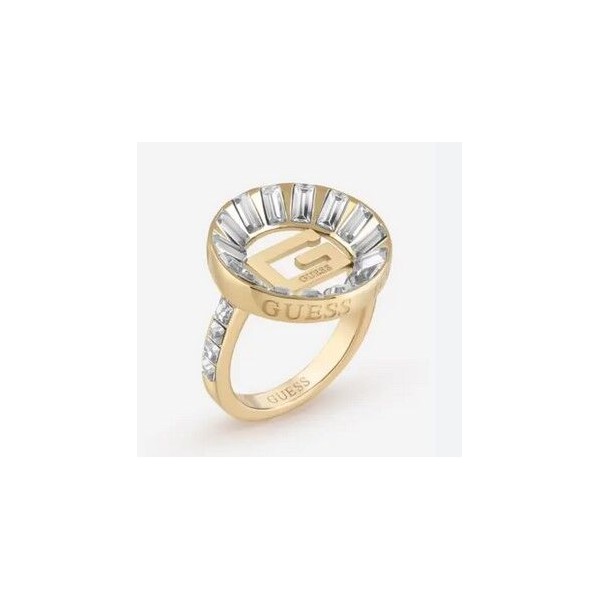 Anillo Guess Mujer Icon Acero Dorado Ref: JUBR03013JWYG54