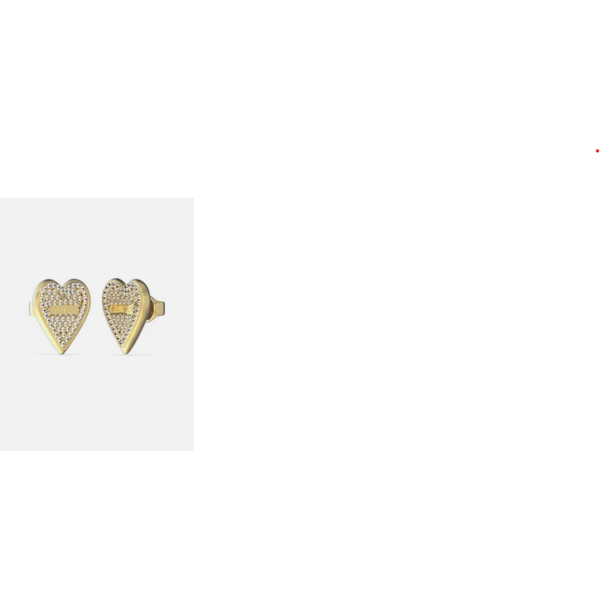 Pendientes Guess Mujer Gold Love Me Tender Glitter Studs Ref: JUBE03251JWYGT-U