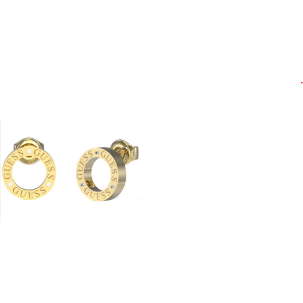 Pendientes Guess Mujer Circle Lights Acero Dorado Ref: JUBE03173JWYGT-U