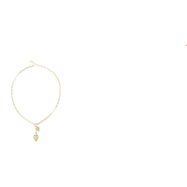 Collar Guess Mujer Love Me Tender Heart Acero Dorado Ref: JUBN03234JWYGT-U