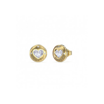 Pendientes Guess Mujer Rolling Hearts Acero Dorado Ref: JUBE03349JWYGT-U