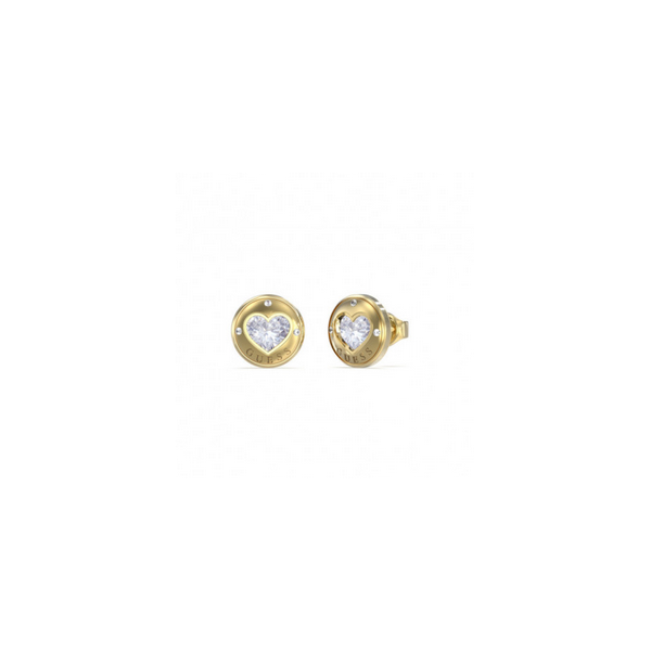 Pendientes Guess Mujer Rolling Hearts Acero Dorado Ref: JUBE03349JWYGT-U