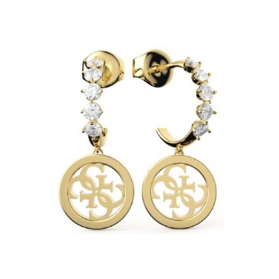 Pendientes Guess MujerPure Light Acero Dorado Ref: JUBE01112JWYGT-U