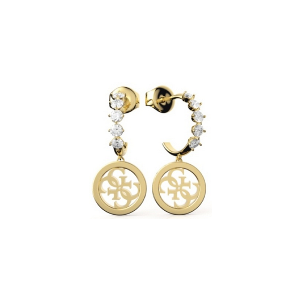 Pendientes Guess MujerPure Light Acero Dorado Ref: JUBE01112JWYGT-U