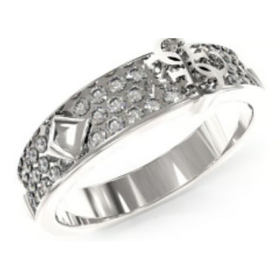 Anillo Guess Mujer Acero Ref: JUBR03285JWRH56