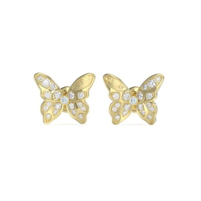 Pendientes Guess Mujer Mariposas Acero Dorado Ref: JUBE04108JWYGT/U