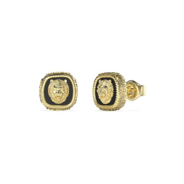 Pendientes Guess Caballero Lion King Acero Dorado Ref: JUME04011JWYGBKT/U