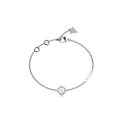 Pulsera Guess Mujer Tiny Acero Con Circonitas Blancas Ref: JUBB04644JWRHS