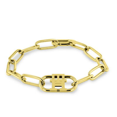 Tommy Hilfiger pulsera mujer acero dorado monograma Ref: 2780722