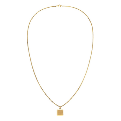 Colgante Tommy Hilfiger Caballero Acero Dorado Ref: 2790544