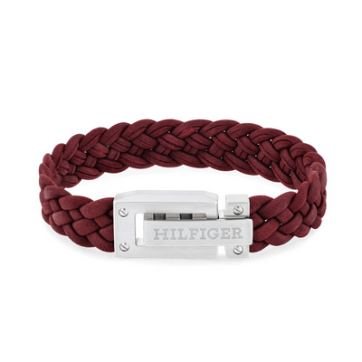 Pulsera Tommy Hilfiger Caballero Piel Trenzada Y Acero Ref: 2790519