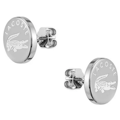 Pendientes Lacoste Unisex Sneak Acero Logo Ref: 2040058