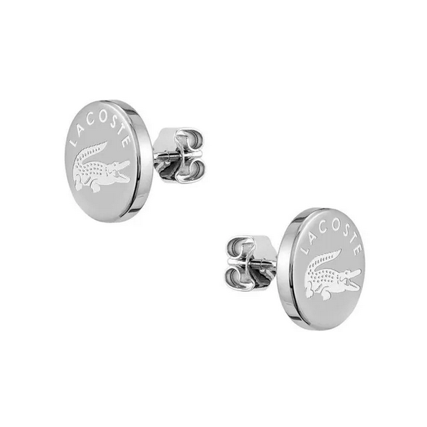 Pendientes Lacoste Unisex Sneak Acero Logo Ref: 2040058