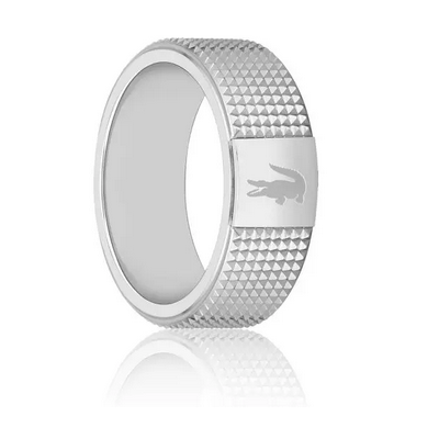 Anillo Lacoste Cocodrilo Caballero Acero Ref: 2040195G