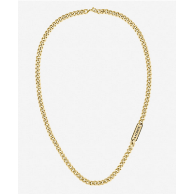 Collar Lacoste District Caballero Acero Dorado Ref: 2040209