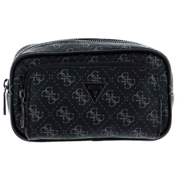 Mini Bandolera Guess Caballero Crossbody Bag Vezzola Logo Dark Black Ref: HMEVZLP3251-DAB