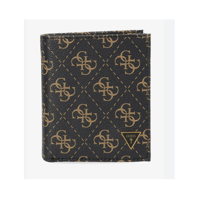 Cartera Guess Caballero Vezzola Smart Logo Marrón Multi 4G Ref: SMEVZLLEA22-BOD