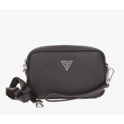 Bolso Guess Caballero Torino Crossbody Double Zip Around Black Ref: HMTOSAP4253 BLA