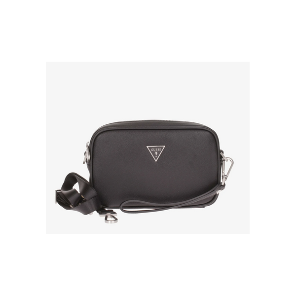 Bolso Guess Caballero Torino Crossbody Double Zip Around Black Ref: HMTOSAP4253 BLA