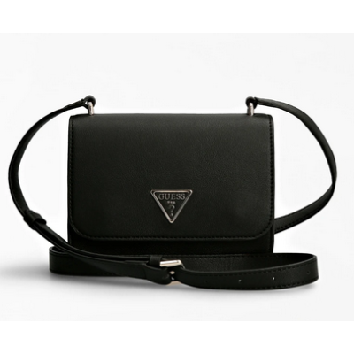 GUESS HWVG787978 BLACK BOLSO NOELLE MINI CROSSBODY FLAP BLACK