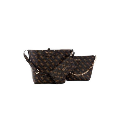 Guess bolso mujer eco brenton bucket brown logo Ref: HWESG839001 BROWN LOGO