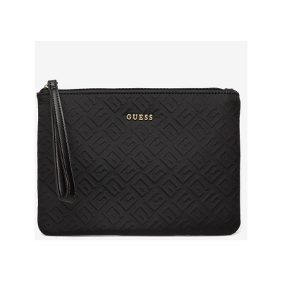 Guess neceser mujer lorey flat top zip black Ref: PWLOREP2302 BLACK
