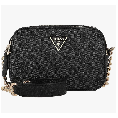 Guess Bolso Mujer Noelle Crossbody Camera Bag Coal Logo Ref: BG787914 COAL LOGO