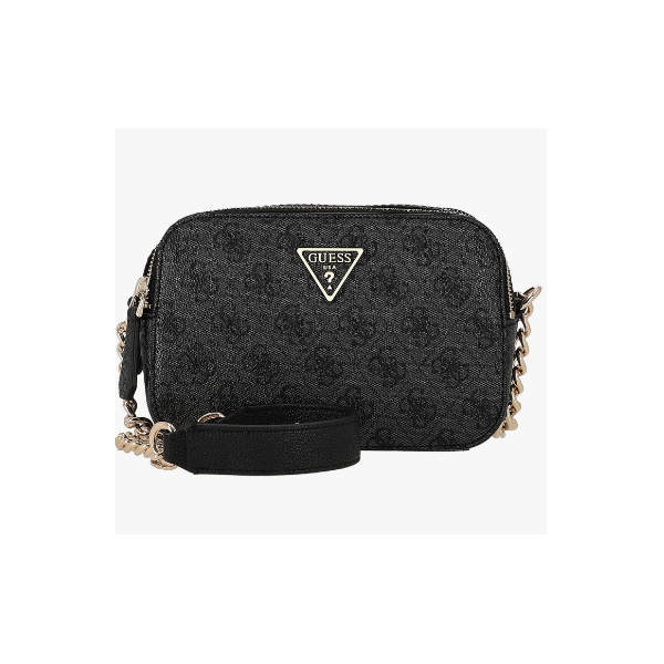 Guess Bolso Mujer Noelle Crossbody Camera Bag Coal Logo Ref: BG787914 COAL LOGO