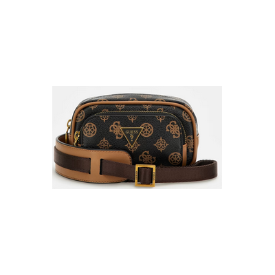 Bolso Guess Peony 4G Logo Mini Crossbody Mujer Ref.HMPEONP3222-BRO