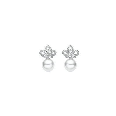 Pendientes Perla Corona Luxenter Ref.EH87011400