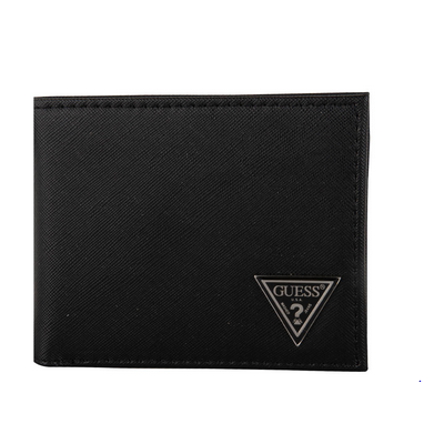 GUESS SMCRTSLEA68-BLA CARTERA CERTOSA BILLFOLD WITH CARD HOLDER BLACK