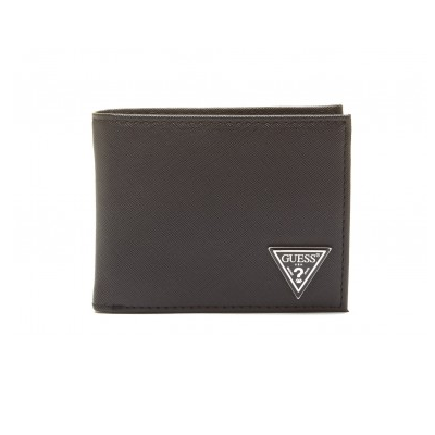 GUESS SMCRTSLEA74-BLA CARTERA CERTOSA 4 CARD CASE WITH COIN POCKET BLACK