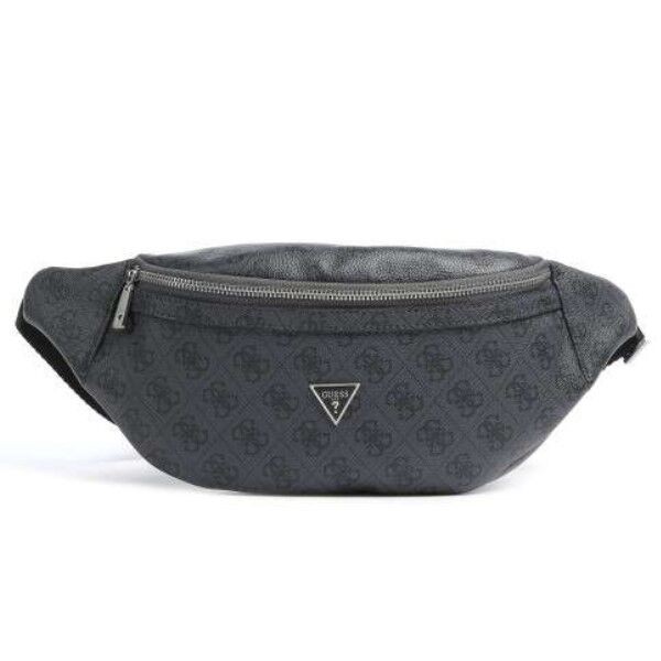 Guess riñonera caballero vezzola smart bum bag dark black Ref: HMEVZLP2230-DAB