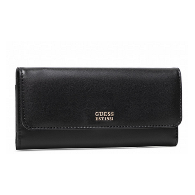 Guess cartera mujer atene slg continental with pouch black Ref: SWVS841950 BLACK