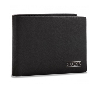 Guess cartera caballero new boston flat billfold black Ref: SM2511LEA27 BLACK