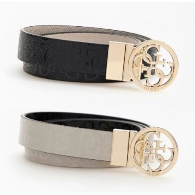 Guess cinturón mujer not adjustable & reversible belt stone/black talla s Ref: BW7724VIN25 STONE/BLACK S