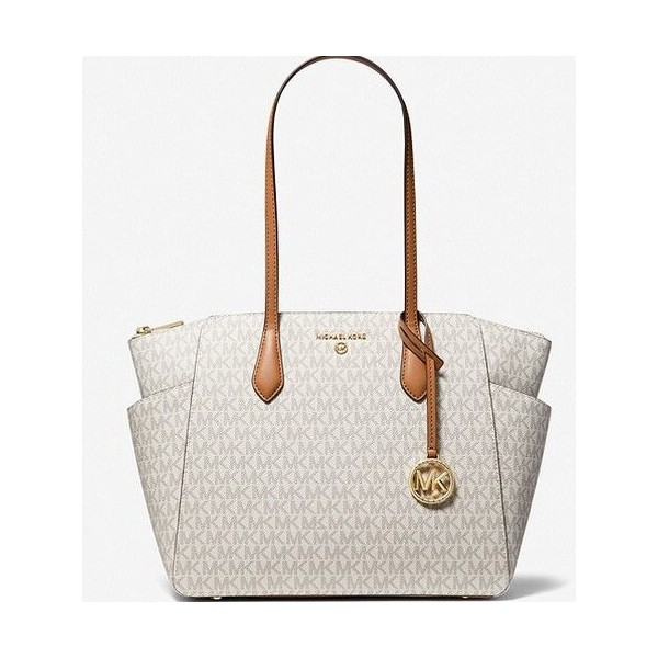 Michael kors bolso mujer tote mediano con logotipo vanilla/acorn Ref: 30S2G6AT2B 149 VANILLA/ACORN