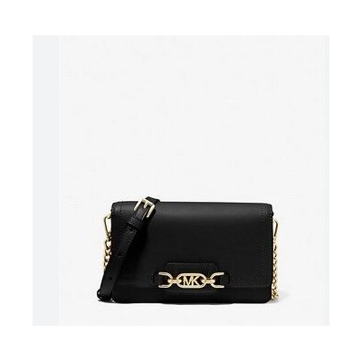 Michael Kors bolso mujer bandolera Heather Extrapequeña De Piel Negro Ref: 32F2G7HC1L 001 BLACK