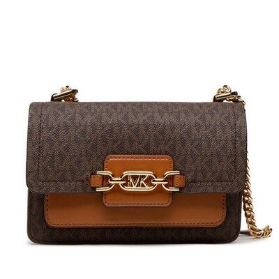 Michael Kors bolso mujer Heather Extrapequeña Con Logotipo Marrón/Bellota Ref: 32S2G7HC0B 252 BROWN/ACORN