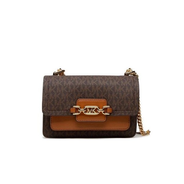 Michael Kors bolso mujer Heather Extrapequeña Con Logotipo Marrón/Bellota Ref: 32S2G7HC0B 252 BROWN/ACORN