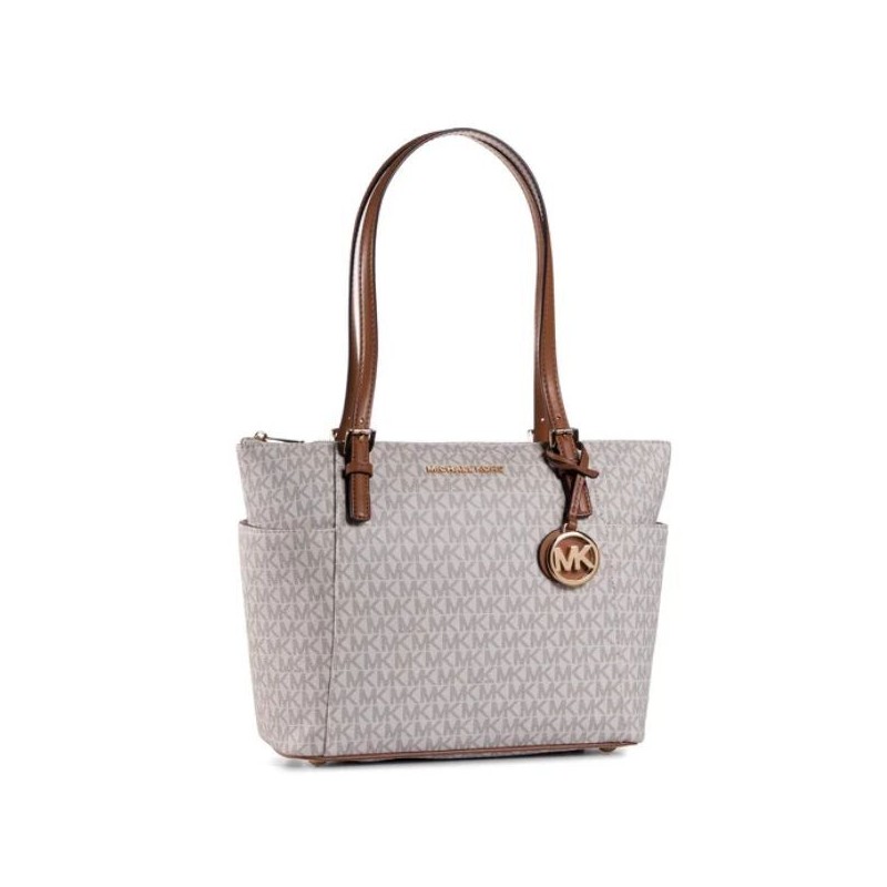 Store Michael Kors Jet Set Logo Vanilla/Acorn