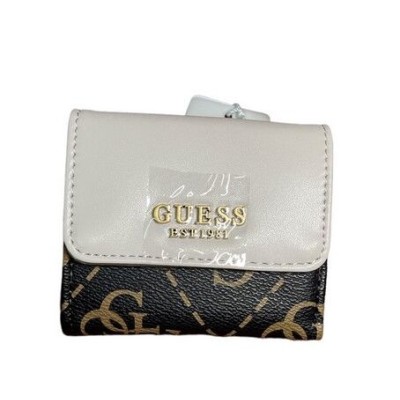 Guess mini cartera mujer berta slg card & coin purse brown logo/stone Ref: SWSB868844 BROWN LOGO/STONE