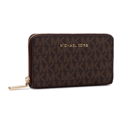 Cartera Michael Kors Grande Mujer Jet Set Monograma Brown/Black Ref: 34H9GJ6D0B 292 BROWN/BLACK