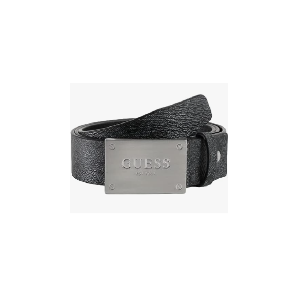 Cinturón Guess Caballero Vezzola Adjustable & Reversible Belt Dark Black Ref: BM7669VIN35-DAB M