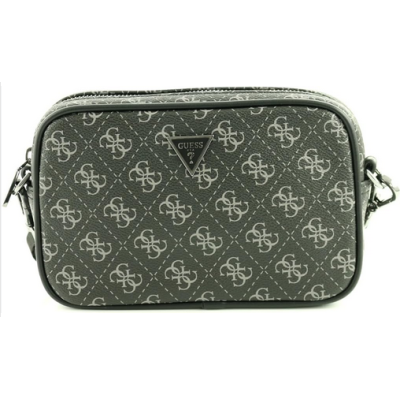 Mini Bandolera Guess Caballero Vezzola Smart Logo Dark Black Ref: PMEVZLP3145-DAB