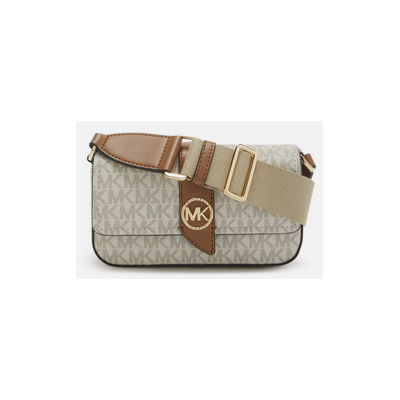 Bandolera Riñonera Greenwich Con Logotipo Vanilla/A Crn Michael Kors.Ref.32S3GGRC0B