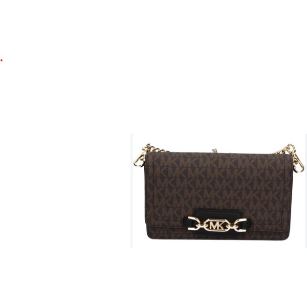 Michael Kors Bolso Mujer Heather Extra-Small Logo Crossbody Bag Brown/Acorn Ref: 32F2G7HC1B BROWN/BLK