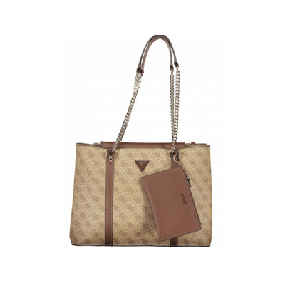 Guess Eco Brenton Bolsos De Mano Latte Logo/Marrón Ref.ESG896823