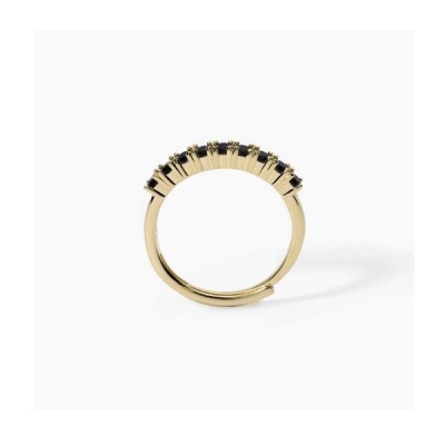 Anillo Mabina Mujer Soiree Plata De Ley Baño Dorado Ref: 523284