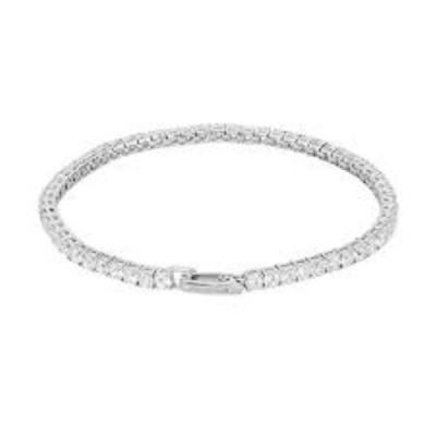 Pulsera Mabina Mujer Tennis Club Con Circonitas Blancas Plata De Ley  Ref: 533019-S